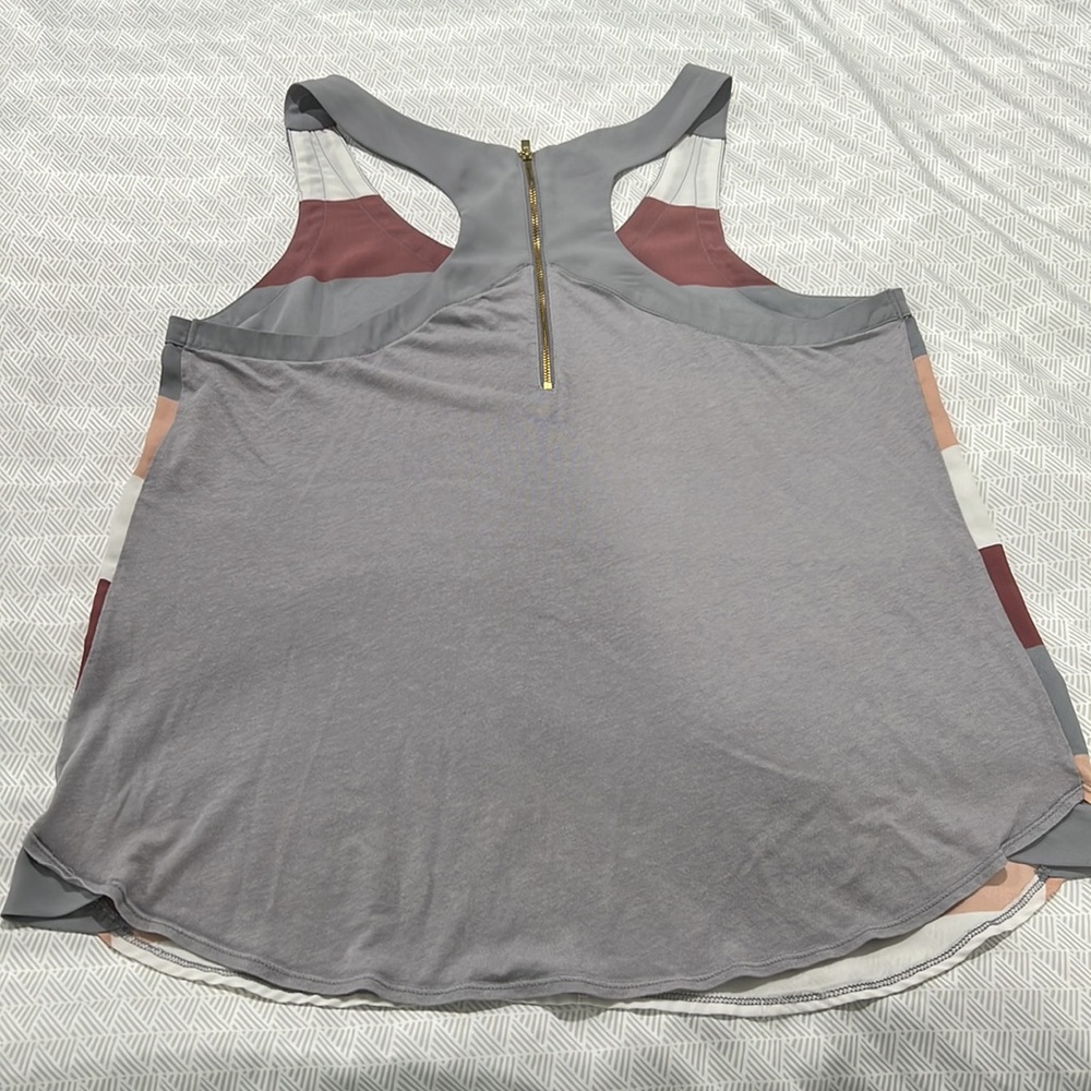 DONATED Express Multicolored Striped Racerback - Picture 5 of 10